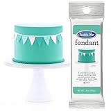 Satin Ice Fondant for Cake Decorating, Turquoise (4.4 Ounce)