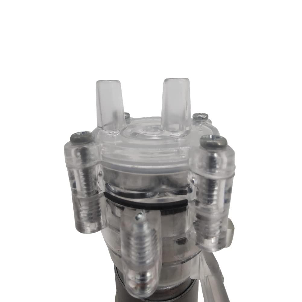 Bomba de diafragma autocebante de 12 V CC, microbomba de agua, 2LPM 15PSI adecuada para dispensador de agua/máquina de hielo/enfriador/pequeños proyectos de bombeo