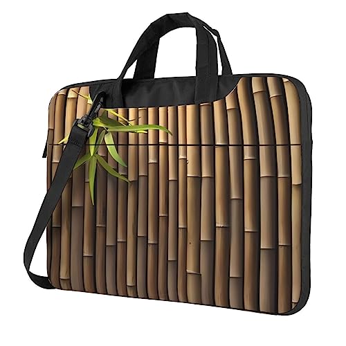 Porte-documents ordinateur portable étanche au design bambou raffiné DEHIWI