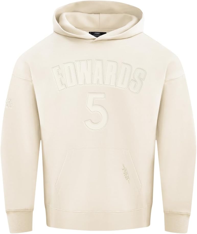 Pro Standard NBA mens Mens Nba Minnesota Timberwolves Neutrals Player Fleece Pull Over Hoodie