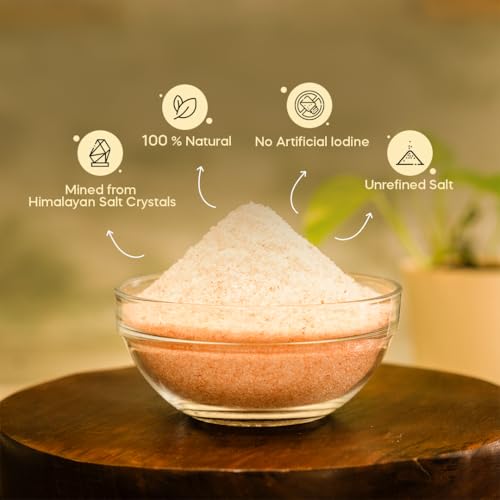 Image of Himalayan Natives Himalayan Pink Salt 1Kg | Sendha Namak | Mineral Rich | Pure Himalayan Salt