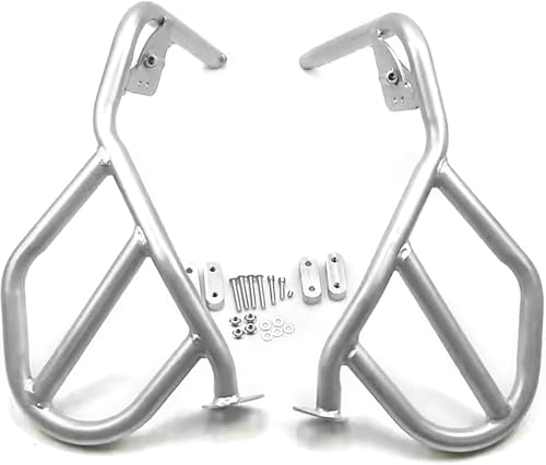 Protection moteur moto BMW R1200GS pare-chocs supérieur en acier finition silver