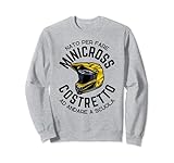 Nato per Fare Minicross Biker Bambino Divertente