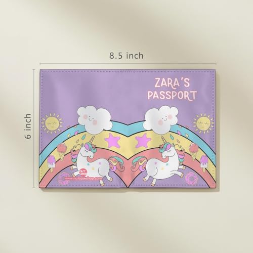 Image of Nutcase Multicolored PU Leather Women's Passport Holder (SNPNC-CUS-PASS-0206)