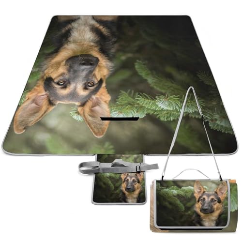 Tapis de camping berger allemand résistant à la chaleur et imperméable - 2