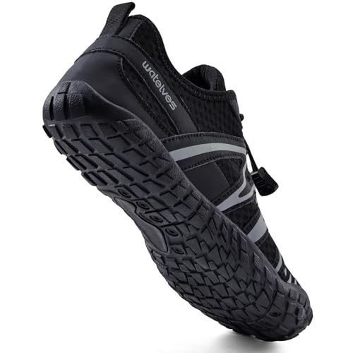Image of Water Shoes for Men Barefoot Quick-Dry Aqua Sock Outdoor Athletic Sport Shoes for Kayaking, Boating, Hiking, Surfing, Walking