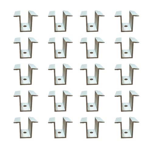 Image of Panel mounting Mid clamp 35MM for Solar Panel (Silver 20)