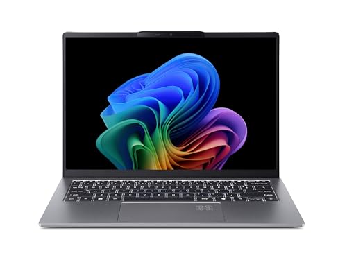 Acer Swift Go 14 AI OLED (SFG14-64-R3EW) Ordinateur portable KI, Copilot+ PC, écran OLED WUXGA 14", AMD Ryzen Al 7 350, RAM 16 Go, SSD 512 Go, AMD Radeon 860M, Windows 11, clavier QWERTZ, argent - 10