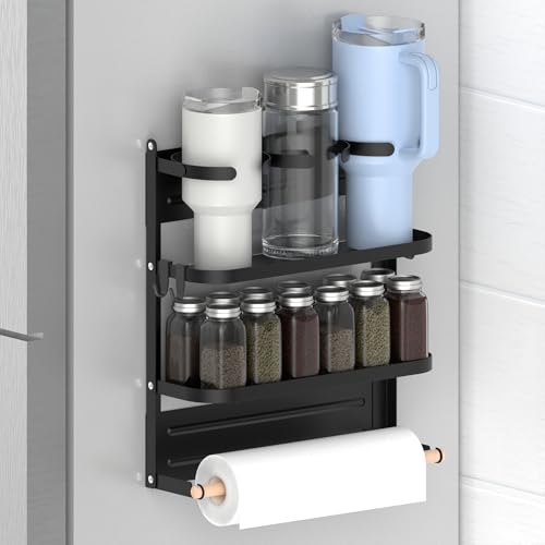 EASTTOWEST 3 in 1 Foldable Magnetic Cup Storage Spice Rack
