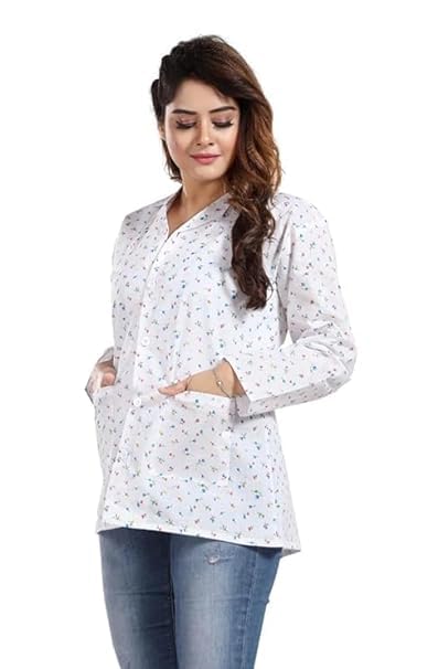 abrav Summer Coat for Women, Cotton, Sleeveless, Lightweight, Breathable, Notch Collar, Button Closure, Design May Vary-picture-24