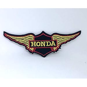 Honda Wing F1 Biker Logo Iron op Naai op Geborduurde patch