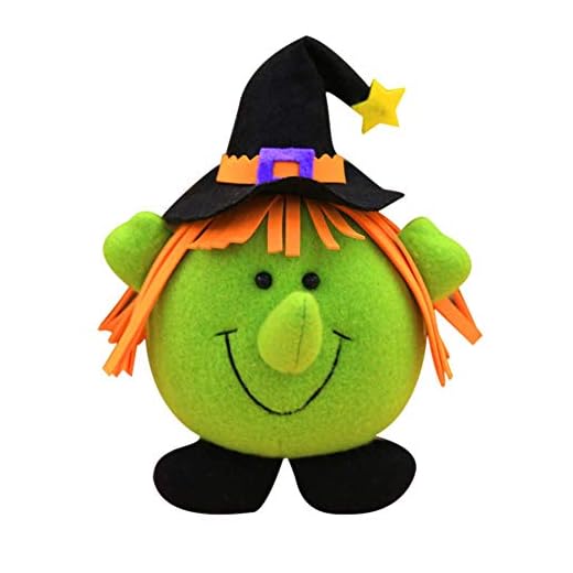 Dastrues Bruja Halloween Calabaza Niños Peluche Juguetes Decoración Fiesta Habitación Puerta Ventana Colgante Suministros Infantil Regalo - Witch