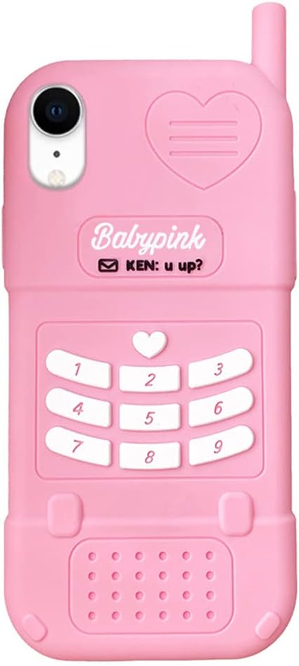 Yuyib Iphone Xr 最新入荷 ケース シリコン かわいい ディズニー キャラクター 立体効果 耐衝撃 携帯カバース ピンク Xr ソフト マホケース 傷防止 レンズ保護