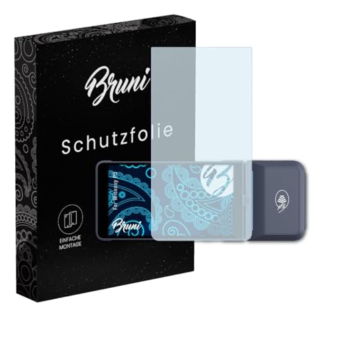 Bruni Screen Protector compatible with Wiseasy P5 Protector Film, crystal clear Protective Film (2X)