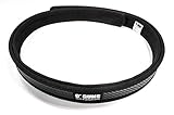 Matériaux de haute qualité. O\'GUNS Ceinture en Cordura résistant pour tir dynamique sportif IPSC (Carbon Black, 120 cm)