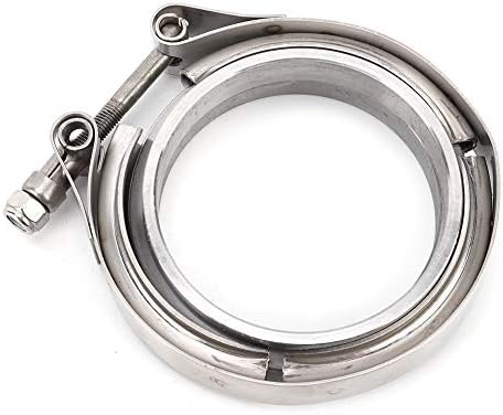 2x Edelstahl V Band Schelle 76 Mm 3 Zoll Günstig Kaufen