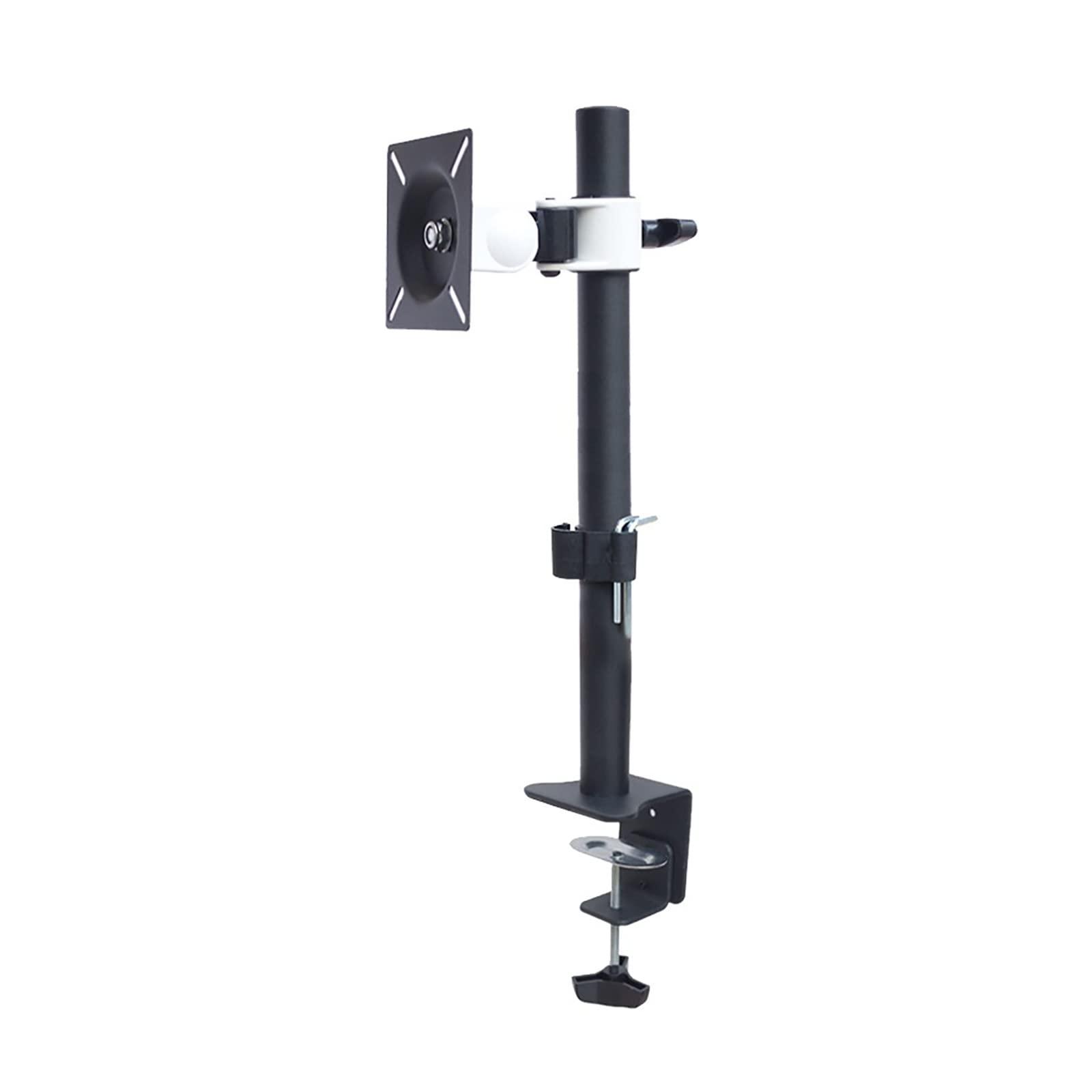 asdchZen Monitor Mount,Monitor Arm With C Clamp/Perforation Mounting Base,Monitor Stand Mount Fits 17-32Inch Screen,75X75& 100X100Mm