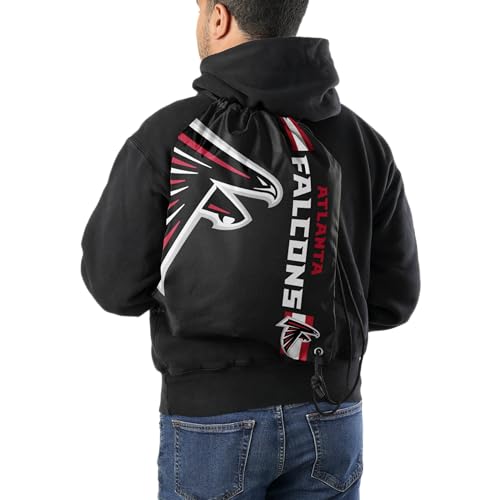 Foco BPNFALT15DS Atlanta Falcons Nfl Alternate Color Big Logo Drawstring Backpack thumb #1