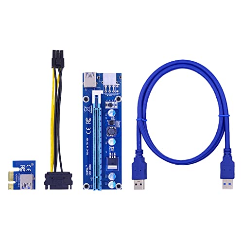 KAPPDE 10.0pcs ver 006C PCI-ECU[J[h PCIE.1{16x ExtenderA_v^100cm 60cm USB 3.0P[u sat 6sdR[h g(1M)