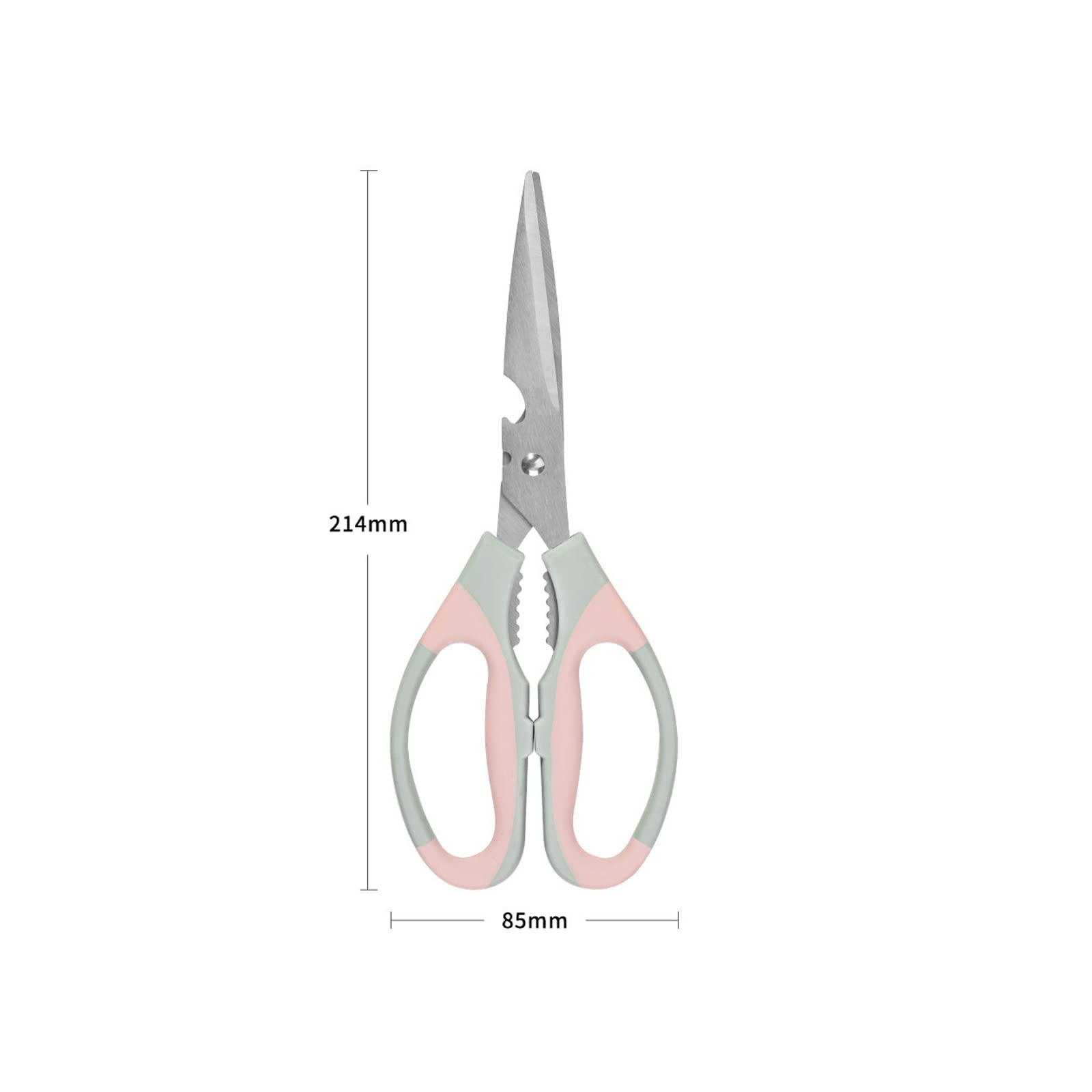 Forbici da cucina resistenti, coltelli da cucina antiruggine, forbici Multiuso per Carne di Pollo, OSSA, noci, cartone