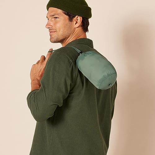 Amazon Essentials F17AE10003-GREEN-MEDIUM Men'S Packable Lightweight Water-Resistant Puffer Jacket thumb #3