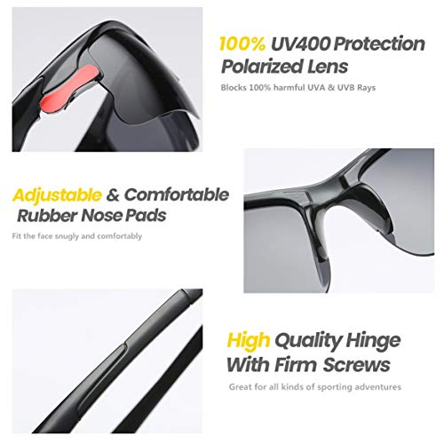 GUKOO Occhiali Ciclismo Polarizzati con protezione...