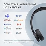 Yealink BH70 UC Wireless Bluetooth Headset with Microphone for Work, up to 35h Talking Battery, Teams UC Compatible Headsets for Computer Mobile, 147g Lightweight Headphone for Open Office 50m Range - Image 5