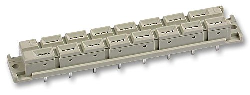 Casquillo DIN41612 H receptáculo de 15 vías para conexiones con contactos de cobre plata