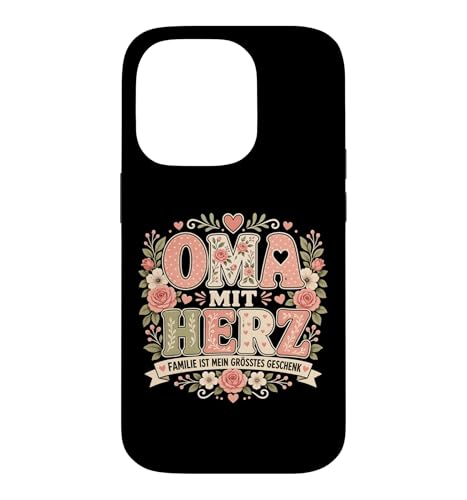 Oma Mit Herz Family Love Quote Graphic Ist Mein �W���[�}���s���N �X�}�z�P�[�X iPhone 14 Pro �p