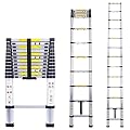 Telesladdercopiladderladder Multi-Purpose Alumitelescopiladder Extension Extend Portable Ladder Foldable Ladder Marriage/2.9M