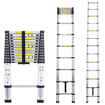 Telesladdercopiladderladder Multi-Purpose Alumitelescopiladder Extension Extend Portable Ladder Foldable Ladder Marriage/2.9M