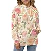 pmoyh Pink White Roses Pullover Long Sleeve Hoodie Hooded Top Casual Sweatshirt for Men and Women L #1