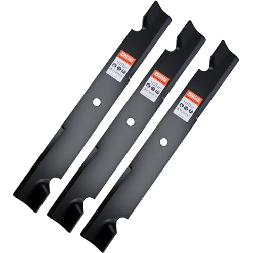 Image of Grasscool 60 inch Maverick Zero Turn Mower Blades Compatible with Bad Boy ZT Elite Exmark Lazer Z Toro 60 inch Lawnmower Replace for 038-2007-00 038-6050-00 038-6060-00 (Circle Hole)