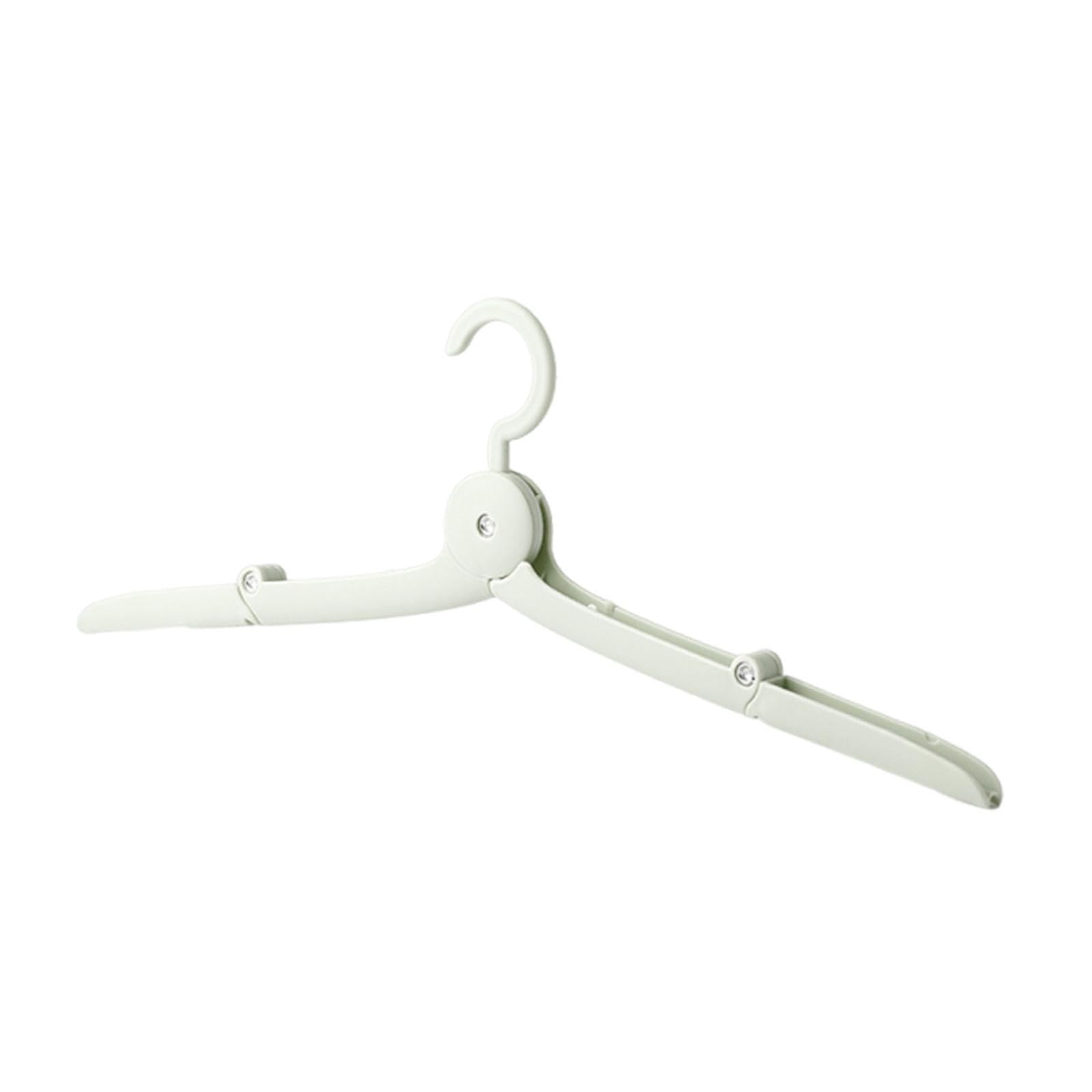 Travel Hanger Versatile Accessories Clothes Hanger Clothes Rack for RV School Hotel Dormitory Green