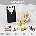 25 Pairs Elegant Wedding Favor Boxes - Bride and Groom Candy Boxes for Parties - Multi-Piece Set