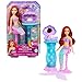 Produktbild Mattel Disney-Princess-Spielzeuge, Schminkmuschel Meerjungfrau-Arielle-Modepuppe mit Abnehmbarer Schwanzflosse, Schminktisch mit 5 wiederholbaren Pop-up-Überraschungen und 5 Accessoires, JBF86
