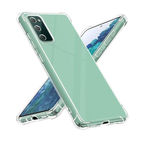 WOOZ Case for Samsung Galaxy S20 FE 5G 4G Phone Case Crystal Clear Ultra Slim Soft TPU Cover Anti-Scratch Shockproof Bumper Cover