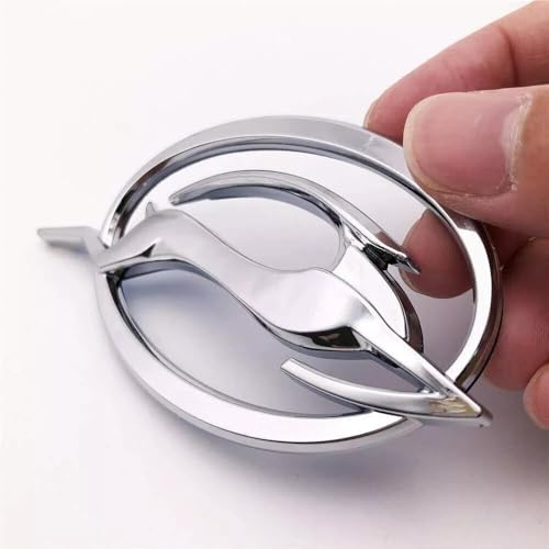 Image of Car Trunk Left and Right Side Emblem 3D Badge Decal Nameplate 10253595 Fit for 94-96 Flying Impala 2pcs (Silver)