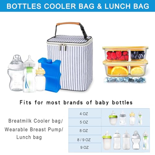 BABEYER 4-Bottle Breast Milk Cooler