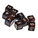 Yourandoll 20 STÜCKE Polyedrische Würfel D6 Würfel 16mm Acryl 6 Seitige Dice Spielwürfel for DND RPG Tischspiele Brettspiel (Blau Lila und Rot Blau)