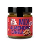 The Nut Club Crema de Almendra y Canela 200g 100% Natural, Vegana, Sin Azúcares Añadidos, Sin Gluten y Sin Cacahuete, Sabor Galleta y Textura Cremosa, Ideal para Untar, Desayunos, Recetas y Postres