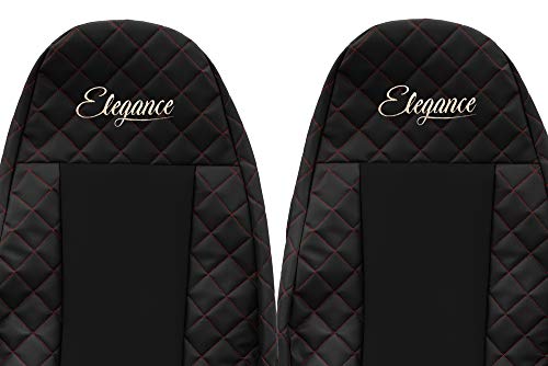 24/7Auto 2x seat covers Eco leather for Scania R P G series 2005/15 trucks