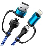 Amazon.com: 4 in 1 Charging Cable 60W 6FT Apple MFi Certified USB
