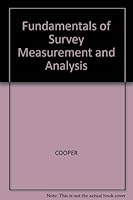 Fundamentals of survey measurement and analysis (Aspects of modern land surveying) 0003833321 Book Cover