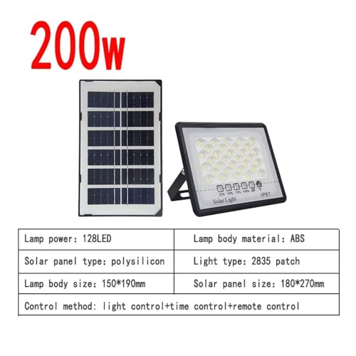 Projecteur solaire 150w étanche pour sécuriser une cour sans électricité - 3