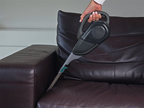 BLACK+DECKER Aspirateur de table à main sans fil, 25 Air watts, Prolongateur intégré et brosse rétractable, 500 ml, 10,8V, DVJ320B-QW - Image 6