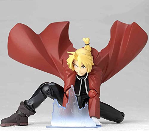 Beyondnice Fullmetal Alchemist: Edward Elric Collectible (Movable Joints) Animated Statue Character Figurine Desktop Ornament Fun Collection Room Decorations Anime Collection Souvenir #TOP1