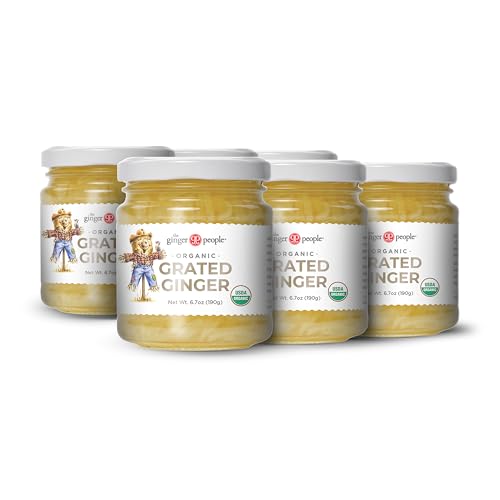 The Ginger People Organic Grated Ginger, No Artificial Ingredients, 6.7