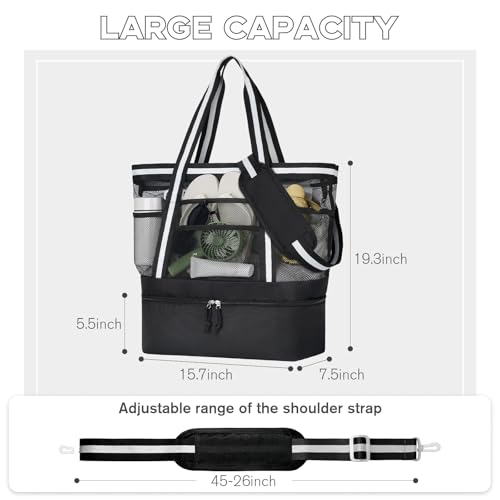 Mesh Tote Bag With Cooler - image 5