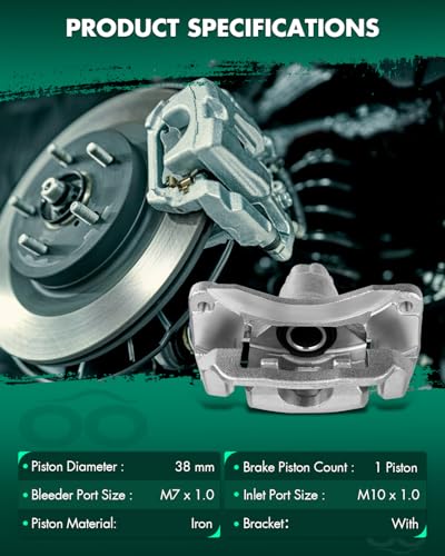 Image of SCITOO Rear Left+Right Brake Calipers With Bracket 19B2583 19B2582 Compatible For Subaru Baja 2003-2006 For Subaru Legacy 2000-2004 For Subaru Outback 2001-2004